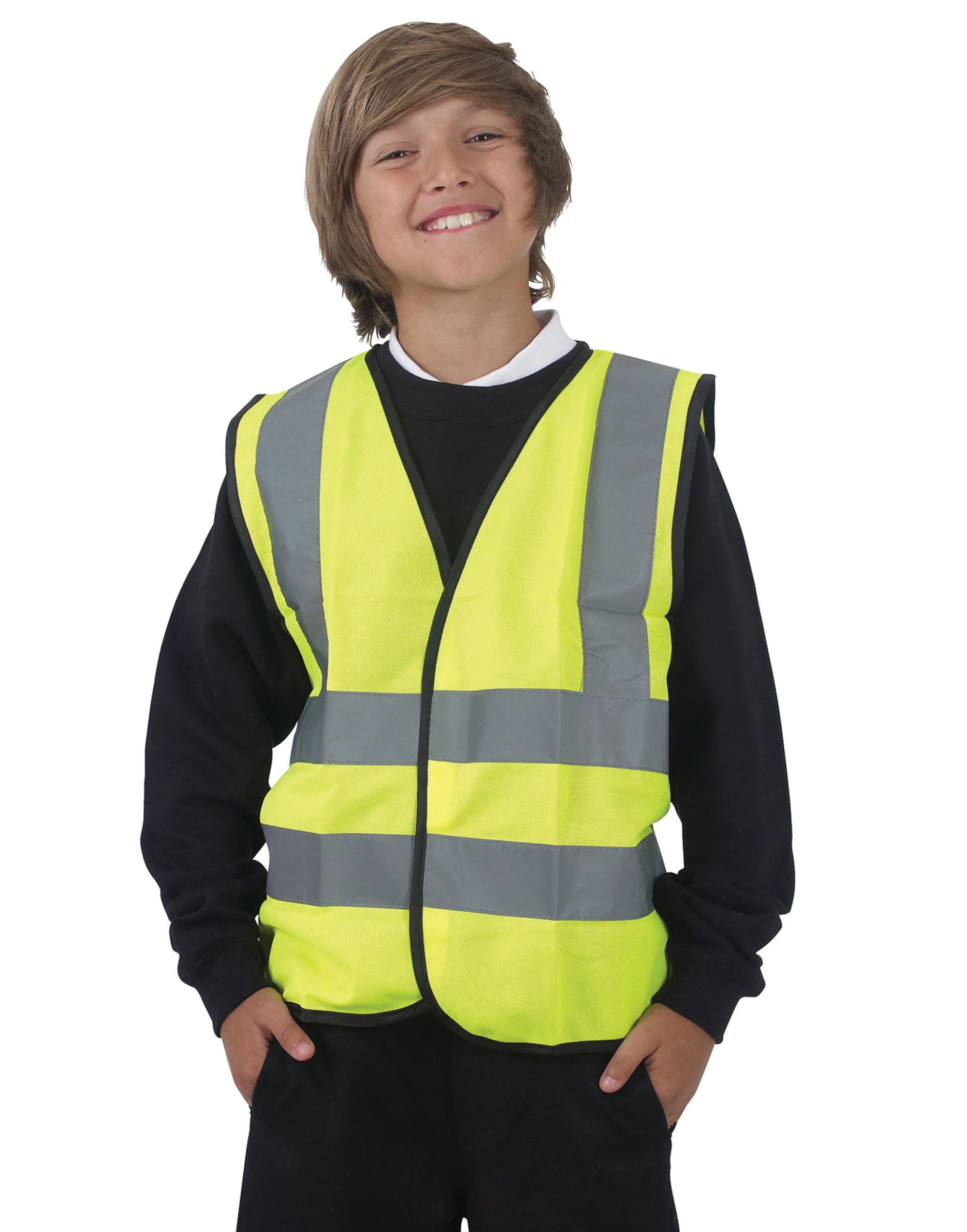 Yoko Children's Hi-Vis Waistcoat - HVW100CH - Image 4