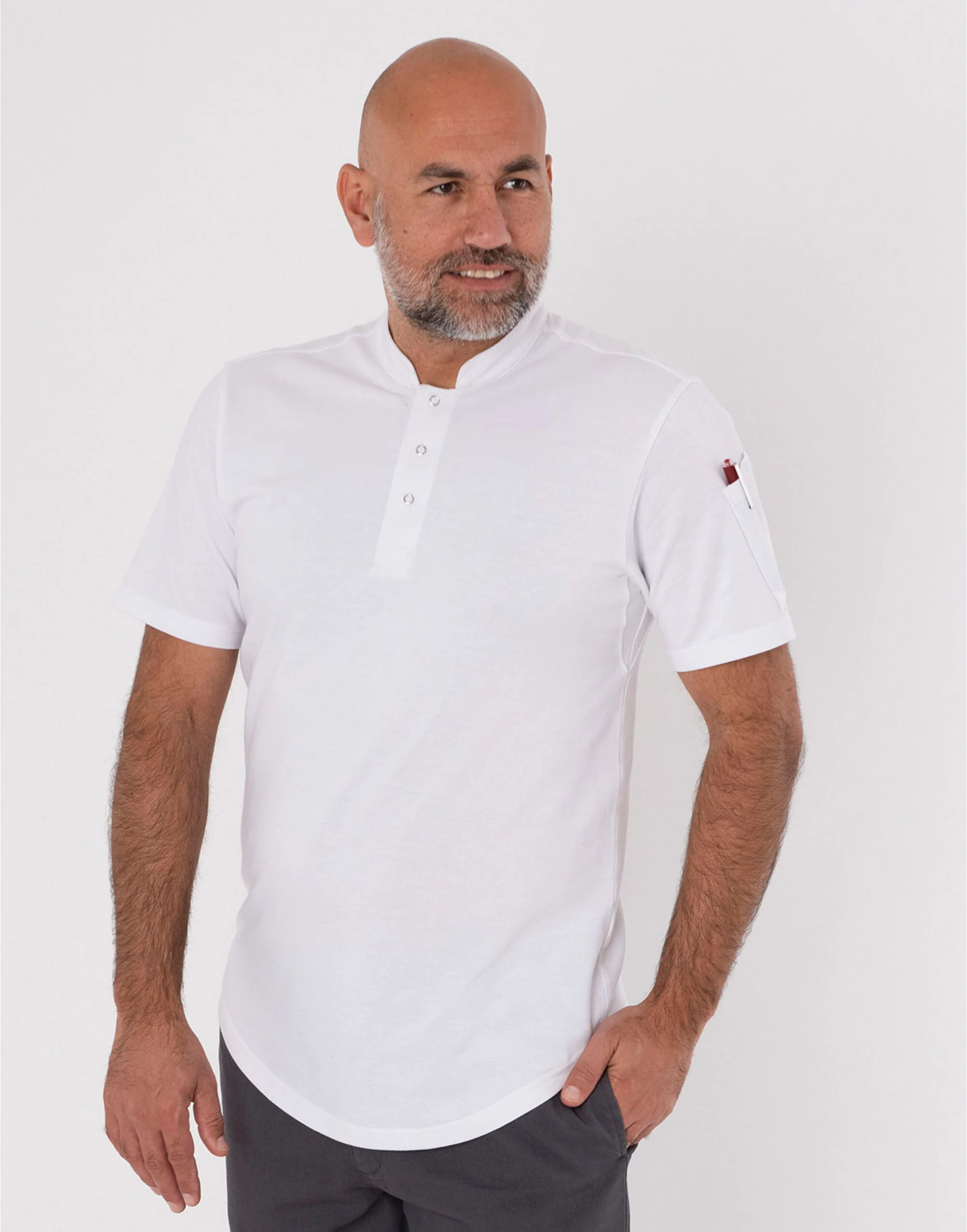 Dennys Le Chef Pique Chef Shirt - DF130 - Image 3