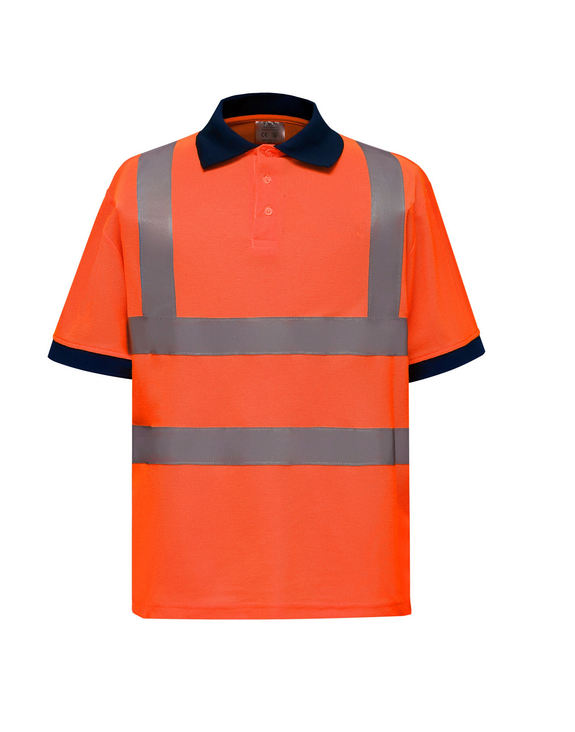 Yoko Hi-Vis Short Sleeve Polo Shirt - HVJ210-3M - Image 3